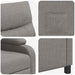 Relaxfauteuil Taupe Stof