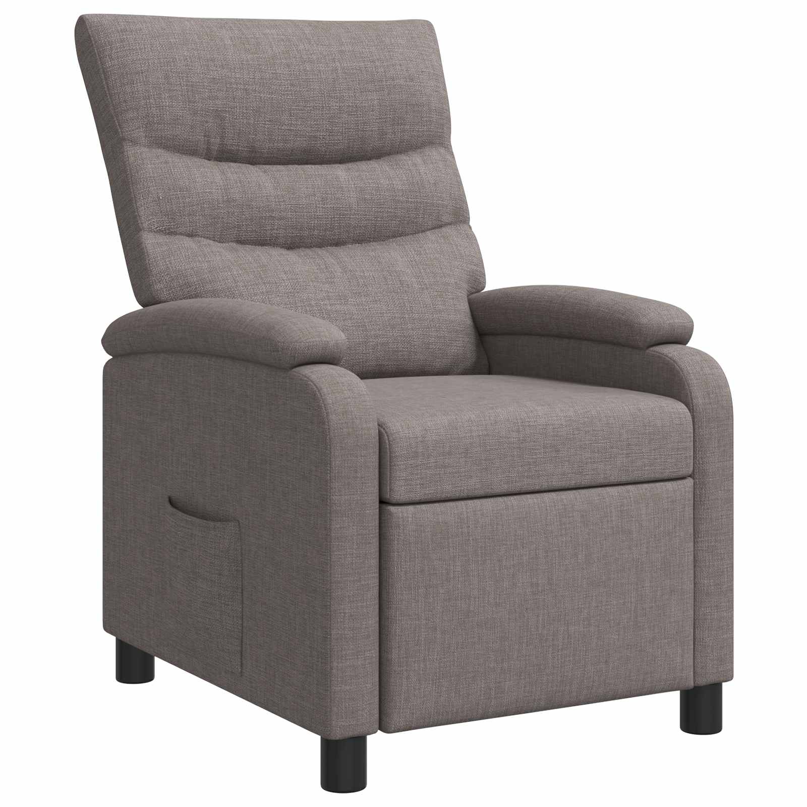 Relaxfauteuil Taupe Stof