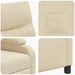 Relaxfauteuil Crèmekleurig Stof