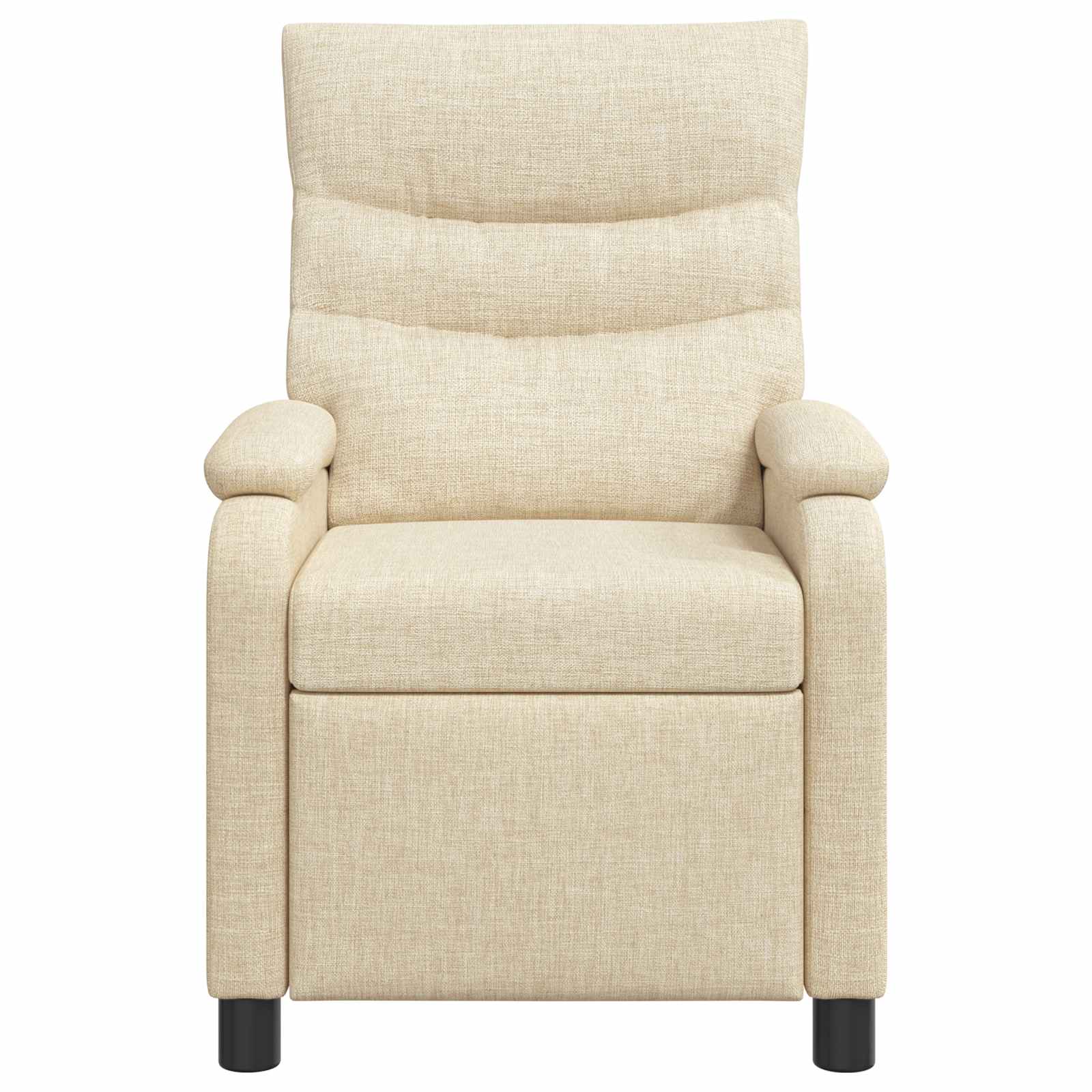 Relaxfauteuil Crèmekleurig Stof