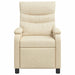 Relaxfauteuil Crèmekleurig Stof