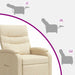 Relaxfauteuil Crèmekleurig Stof