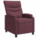 Relaxfauteuil Paars Stof