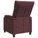 Relaxfauteuil Paars Stof
