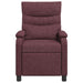 Relaxfauteuil Paars Stof