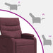 Relaxfauteuil Paars Stof