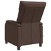 Massage Recliner Bruin Kunstleer
