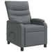 Massage Recliner Grijs Kunstleer