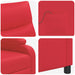 Massage Recliner Rood Kunstleer