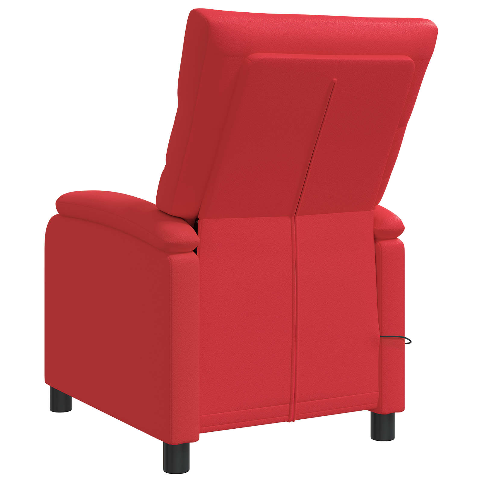 Massage Recliner Rood Kunstleer