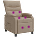 Massage Recliner Cappuccino Kunstleer