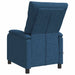 Massage Recliner Blauw Stof