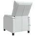 Massage Recliner Wit Stof