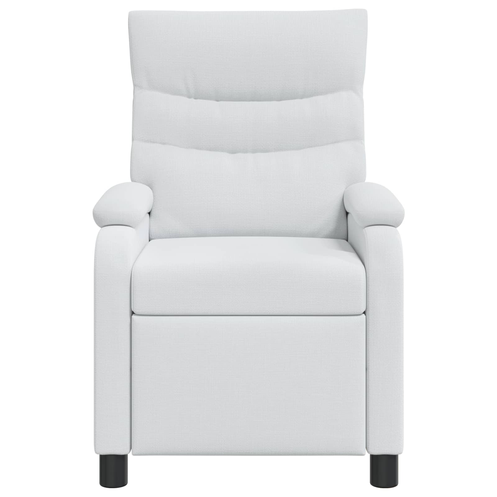 Massage Recliner Wit Stof