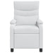 Massage Recliner Wit Stof