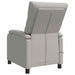 Massage Recliner Wolkengrijs Stof Wolkengrijze stof