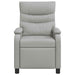 Massage Recliner Wolkengrijs Stof Wolkengrijze stof