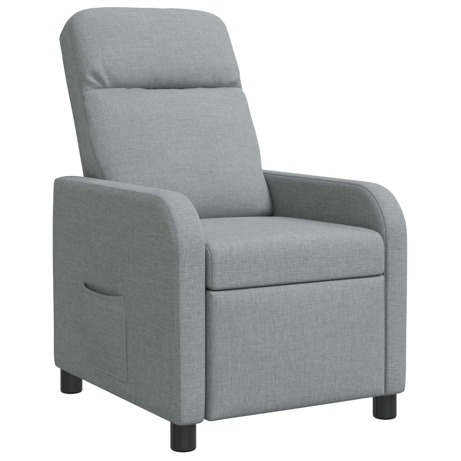Relaxfauteuil Lichtgrijs Stof