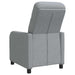 Relaxfauteuil Lichtgrijs Stof