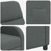 Relaxfauteuil Donkergrijs Stof