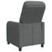 Relaxfauteuil Donkergrijs Stof