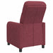 Relaxfauteuil Wijnrood Stof