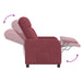 Relaxfauteuil Wijnrood Stof