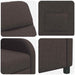 Relaxfauteuil Donkerbruin Stof