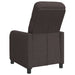 Relaxfauteuil Donkerbruin Stof