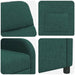 Relaxfauteuil Donkergroen Stof