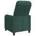 Relaxfauteuil Donkergroen Stof