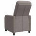 Relaxfauteuil Taupe Stof