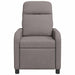 Relaxfauteuil Taupe Stof