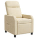 Relaxfauteuil Crèmekleurig Stof