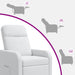 Relaxfauteuil Wit Stof