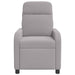 Relaxfauteuil Lichtgrijs Bouclé