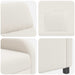 Relaxfauteuil Crèmekleurig Bouclé