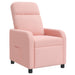 Relaxfauteuil Roze Bouclé