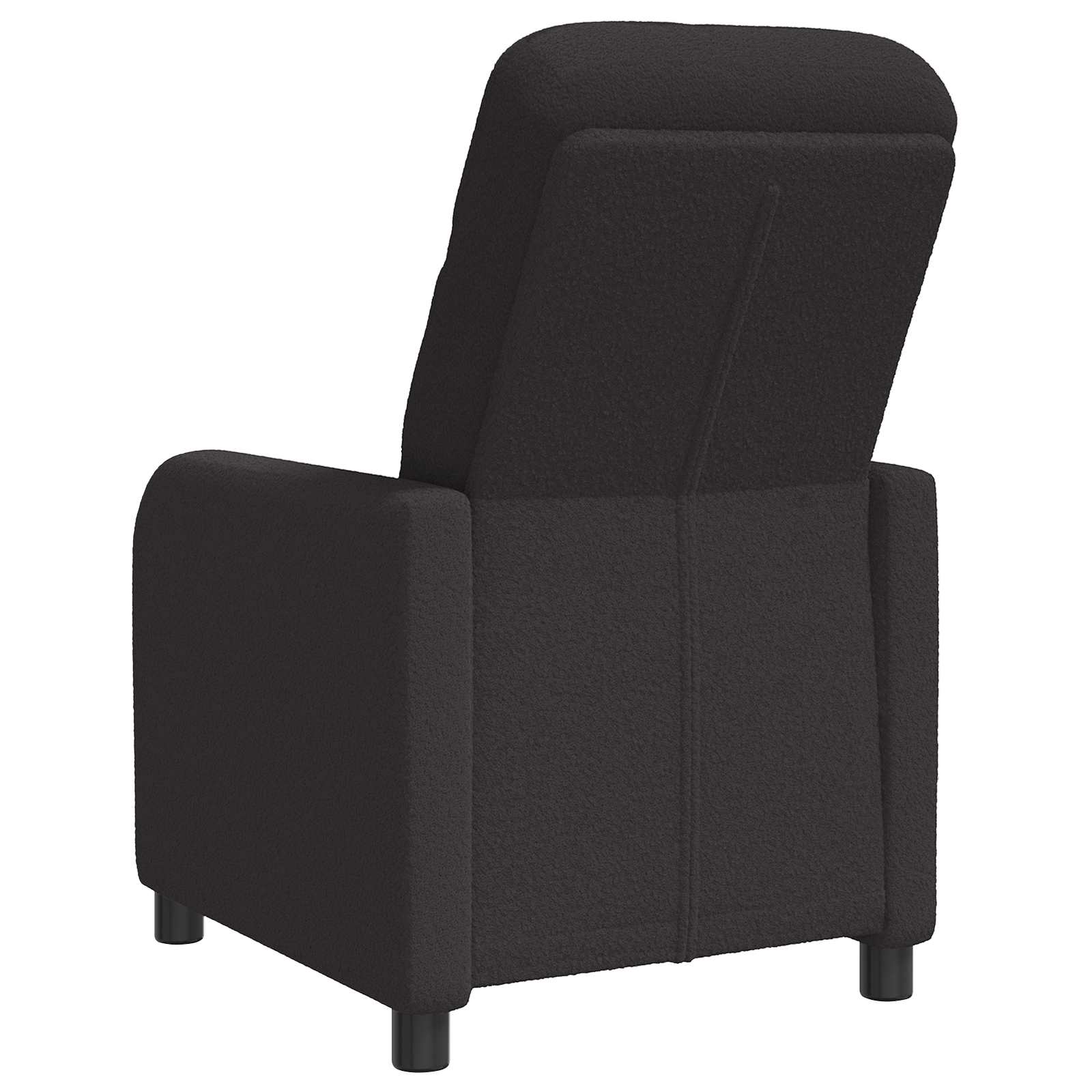 Relaxfauteuil Zwart Bouclé