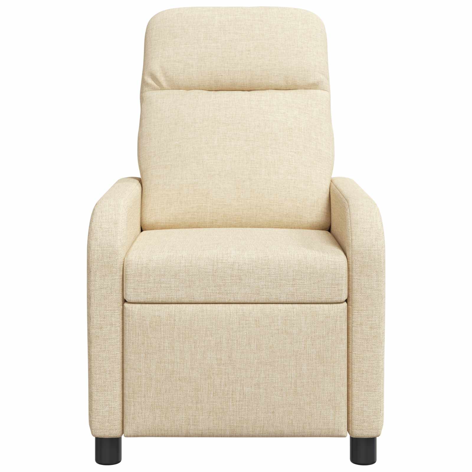 Massage Recliner Crèmekleurig Stof
