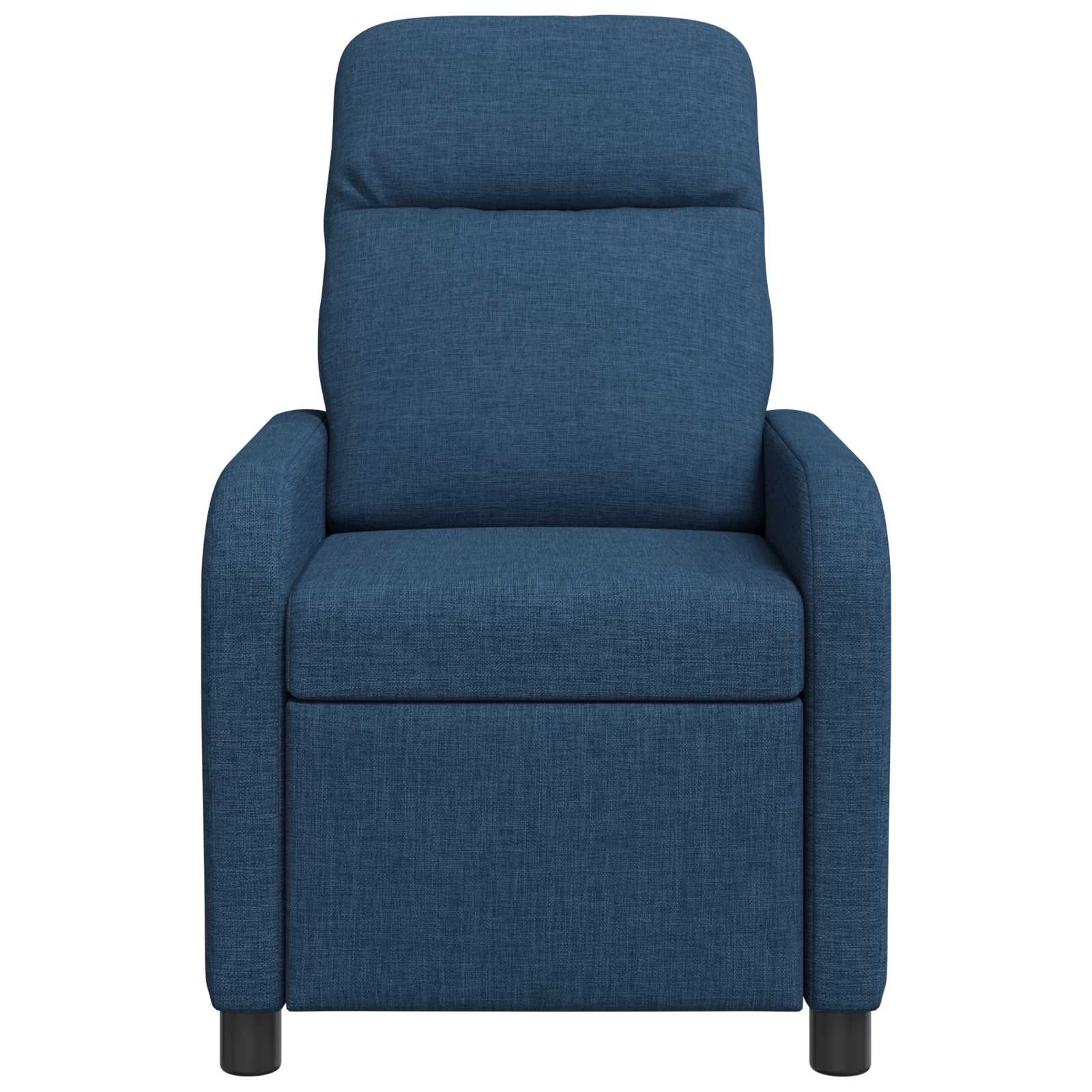 Massage Recliner Blauw Stof