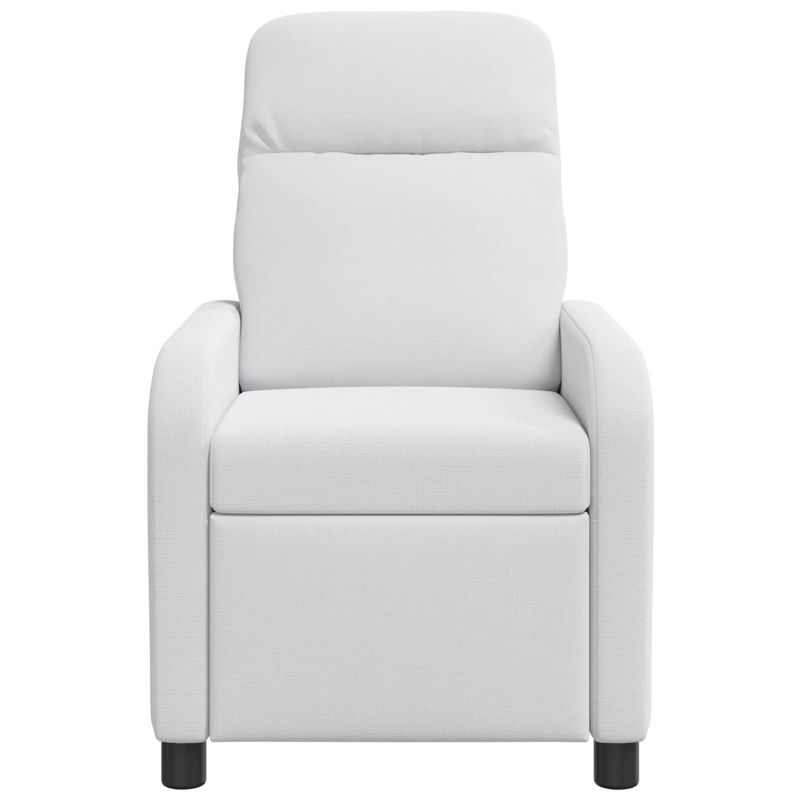 Massage Recliner Wit Stof