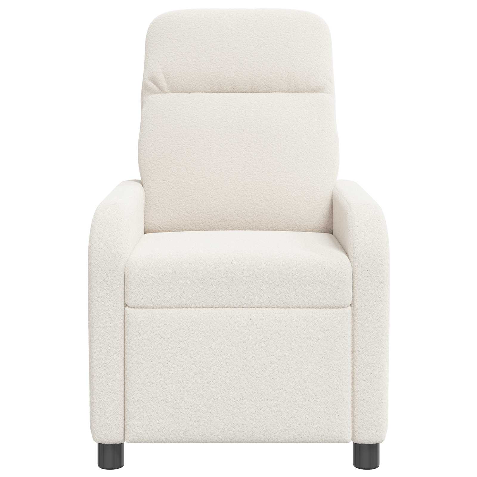 Massage Recliner Crèmekleurig Bouclé