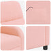 Massage Recliner Roze Bouclé