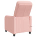 Massage Recliner Roze Bouclé
