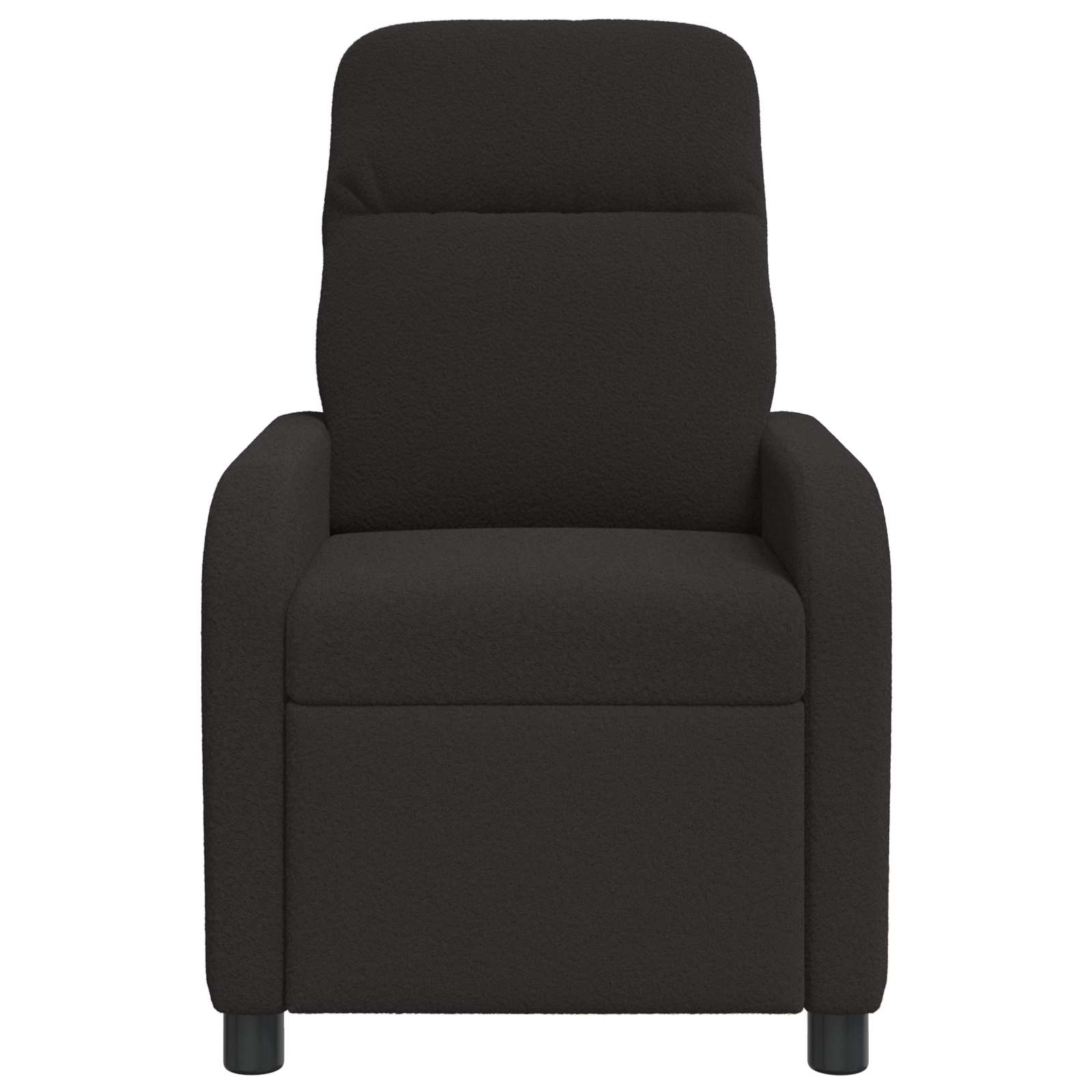 Massage Recliner Zwart Bouclé