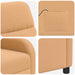 Massage Recliner Beige Bouclé