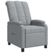 Relaxfauteuil Lichtgrijs Stof