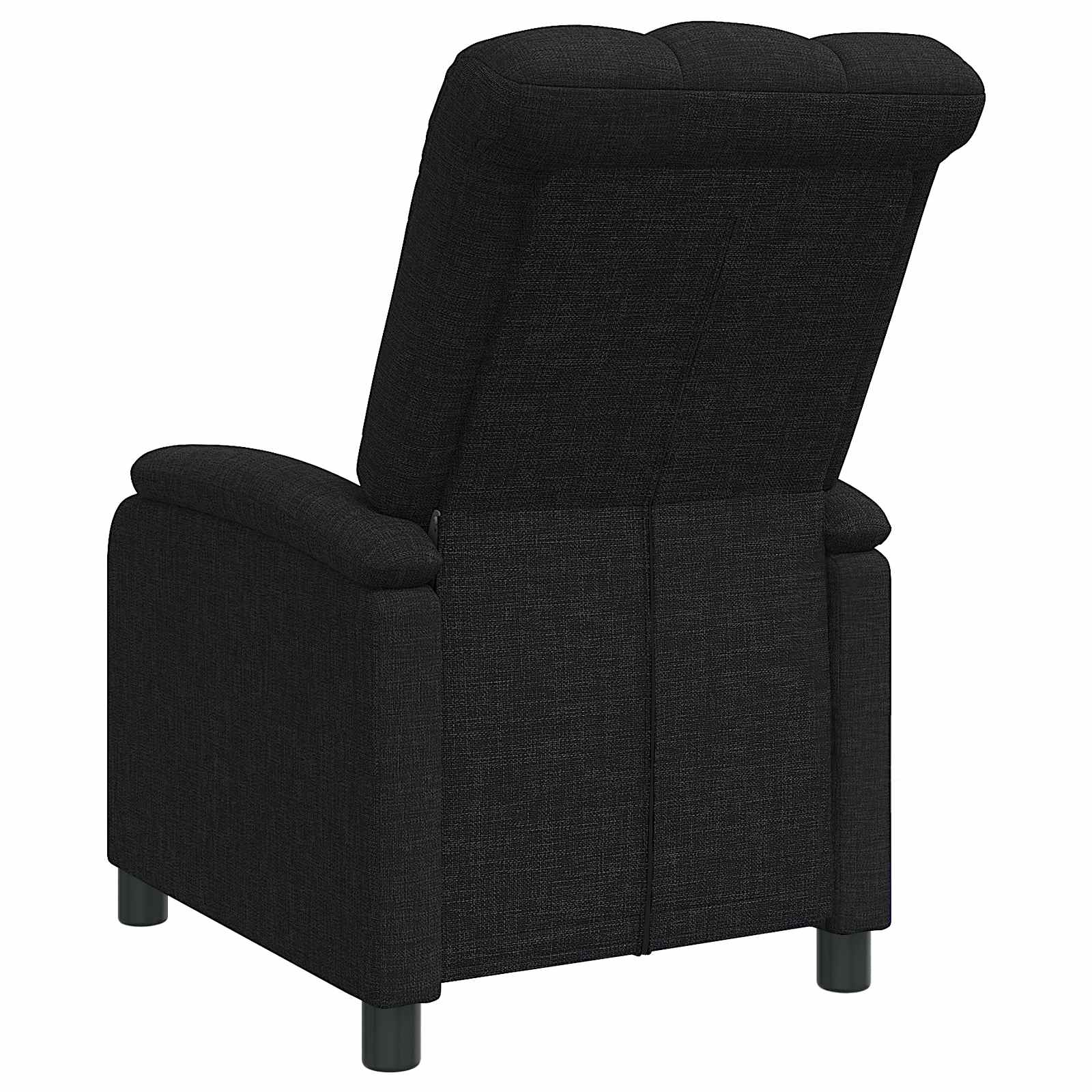 Relaxfauteuil Zwart Stof