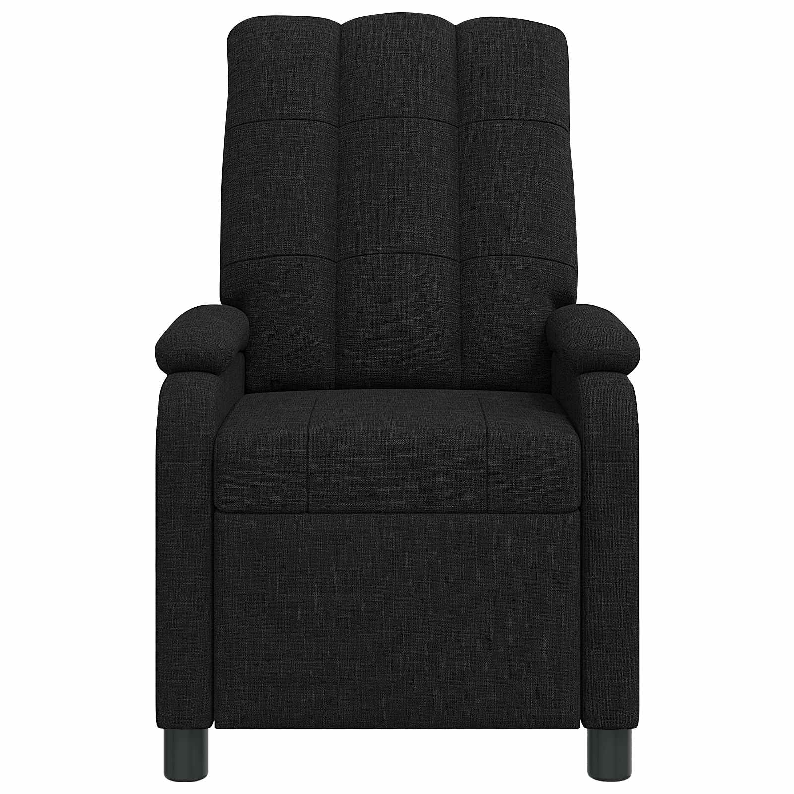 Relaxfauteuil Zwart Stof